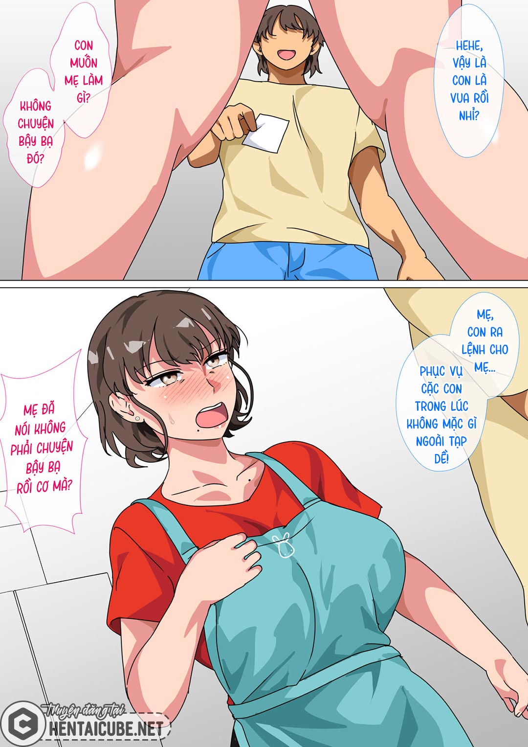 Đọc truyện hentai Tôi ra lệnh cho mẹ làm tình với mình trong trò chơi làm vua - Oneshot
