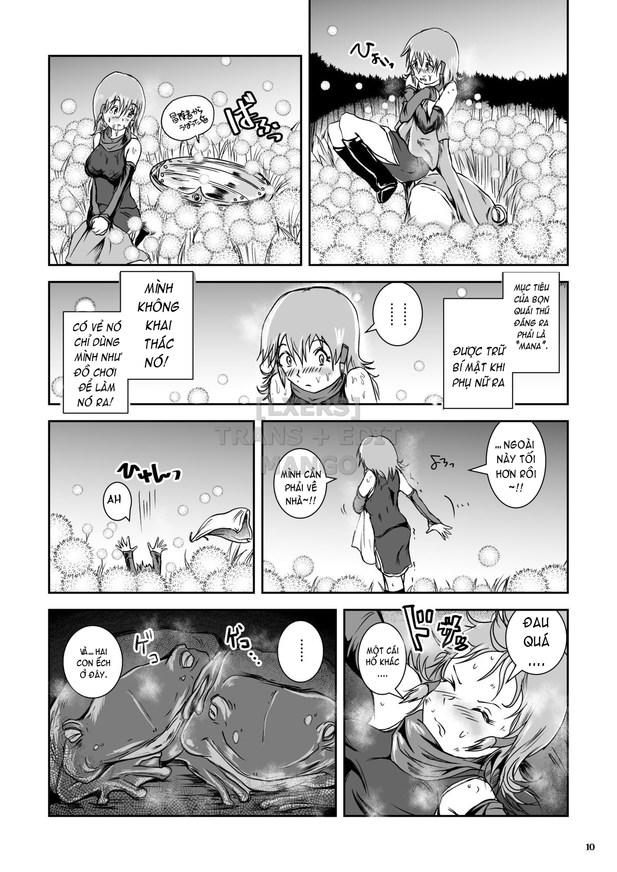 Đọc truyện hentai Atsui Suana De Ase-Ippai No Kaeru Kan - Oneshot