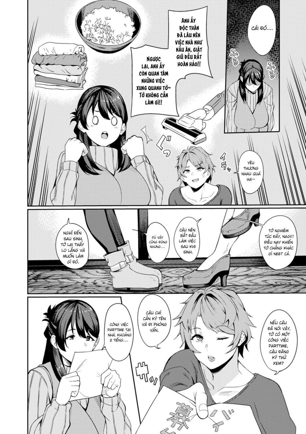 Đọc truyện hentai Kairaku Bitch-ka Ninpu -AV ni Otosarete(ANGEL Club 2021-03) Chap 1