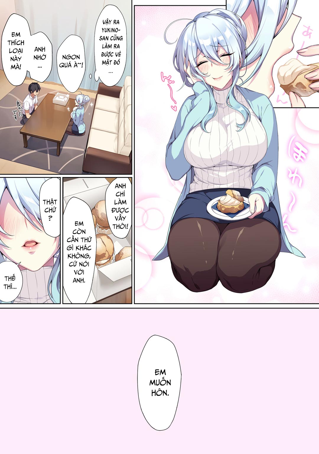 Đọc truyện hentai Hitozukiai Ga Nigate Na Miboujin No Yukionna-San To Noroi No Yubiwa - Chap 2 - Có che | [END]