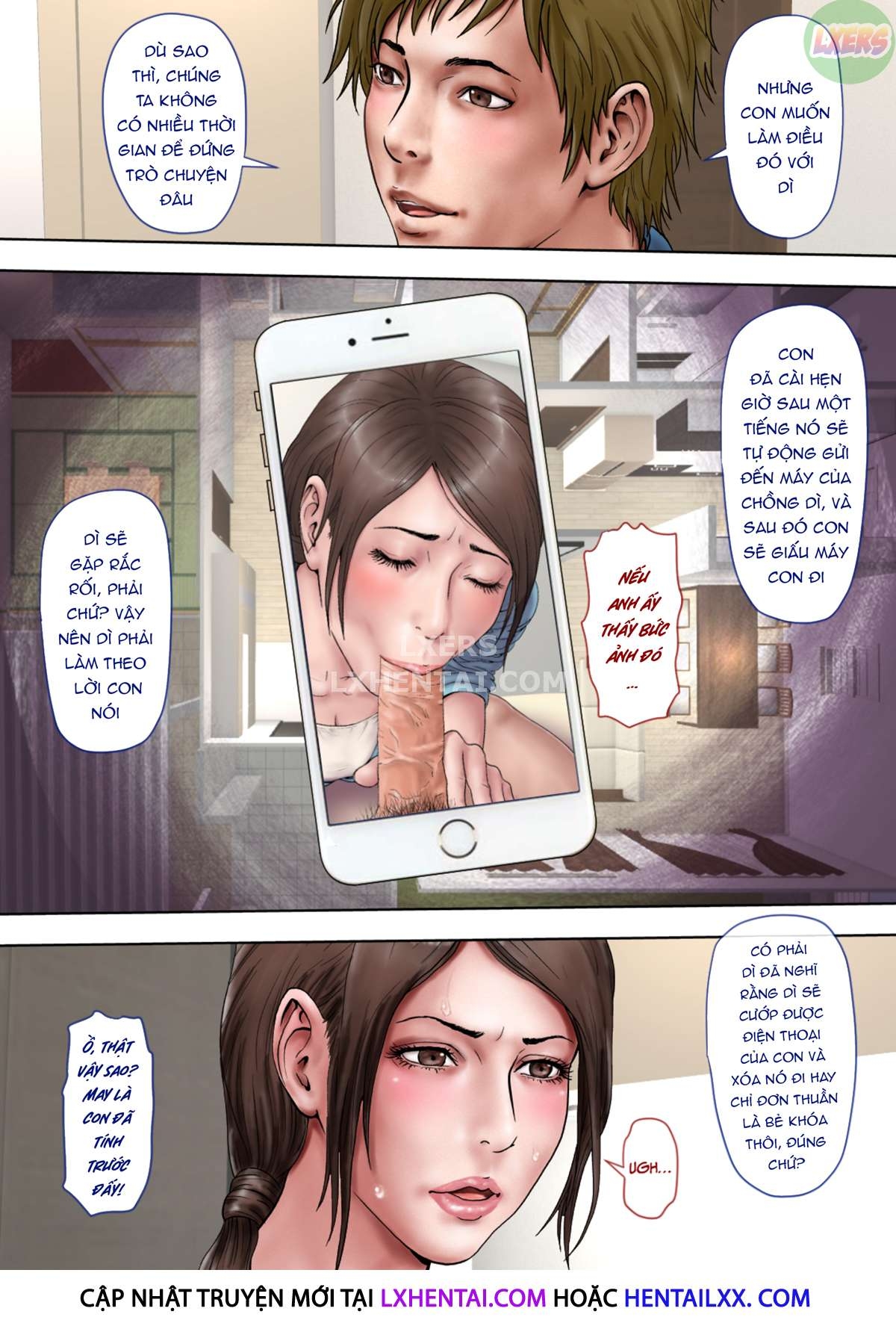 Đọc truyện hentai Thông gian với người dì quyến rũ của tôi - Chap 1 - Không che