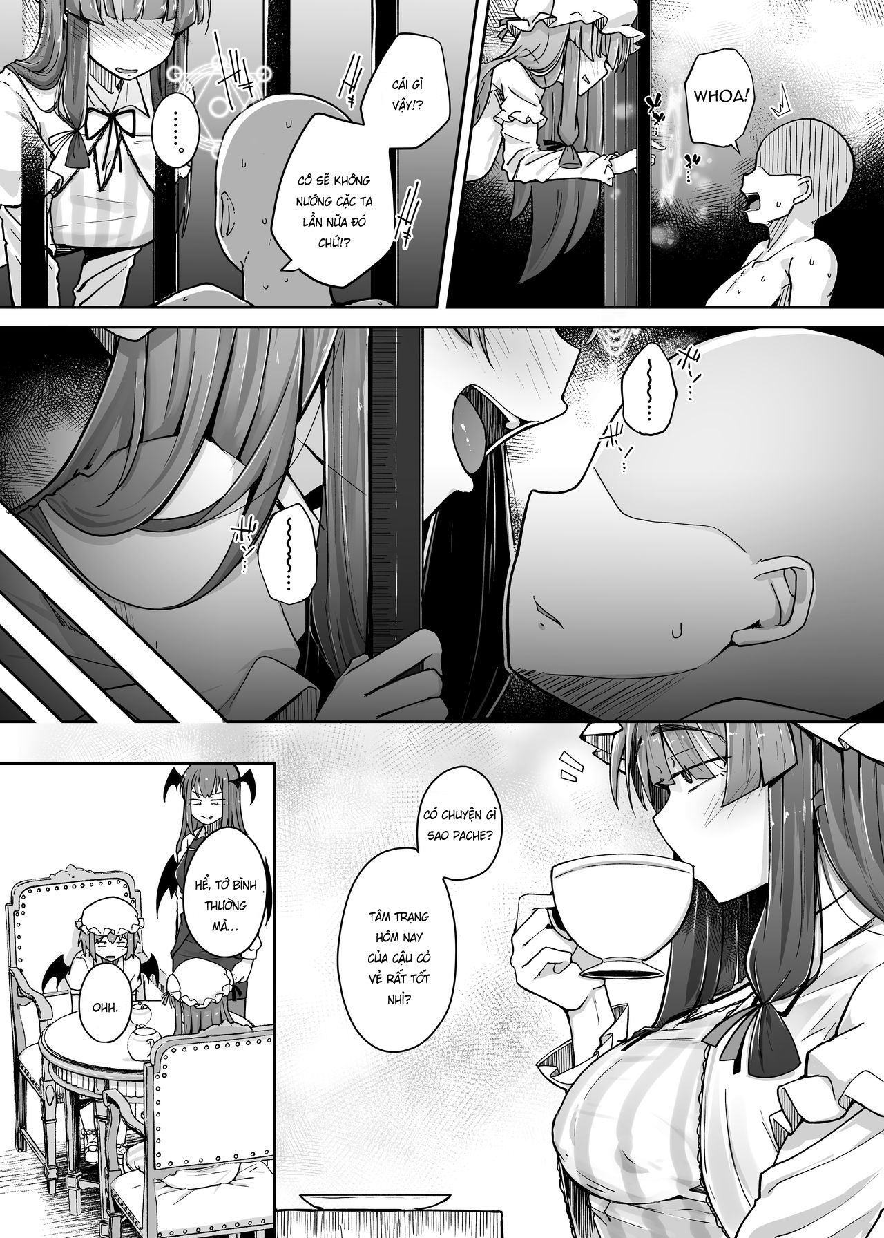 Đọc truyện hentai Sự tích cái lỗ và Cá Chà Bặc - Chap 3 Nhấp nhô cùng ma thuật không gian