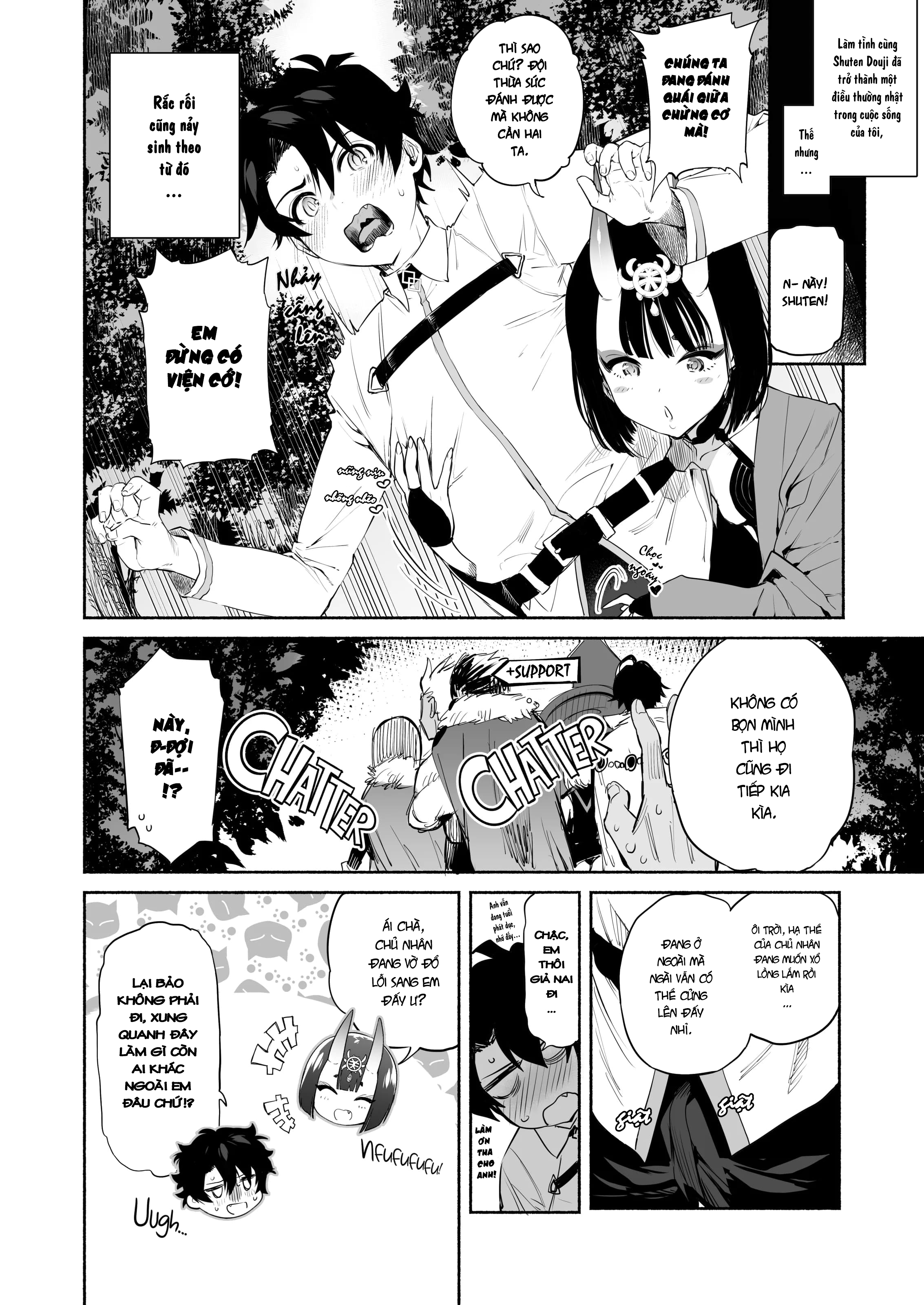 Đọc truyện hentai Shuten Douji sẽ vắt kiệt đến giọt sữa cuối cùng của chủ nhân - Oneshot