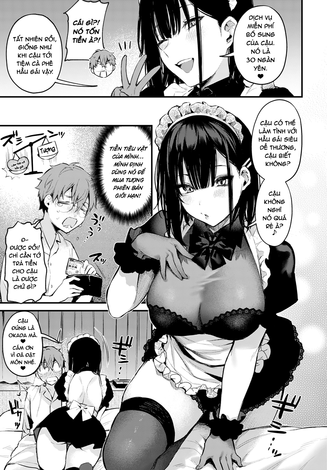 Đọc truyện hentai Boku wa Umeda-san ni Sakaraenai - Oneshot