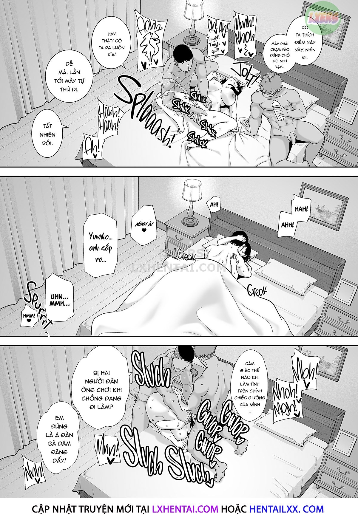 Đọc truyện hentai Natsuzuma ~Natsu, Ryokan, Nanpa Otoko-Tachi Ni Ochita Tsuma~ Chap 4 Không che