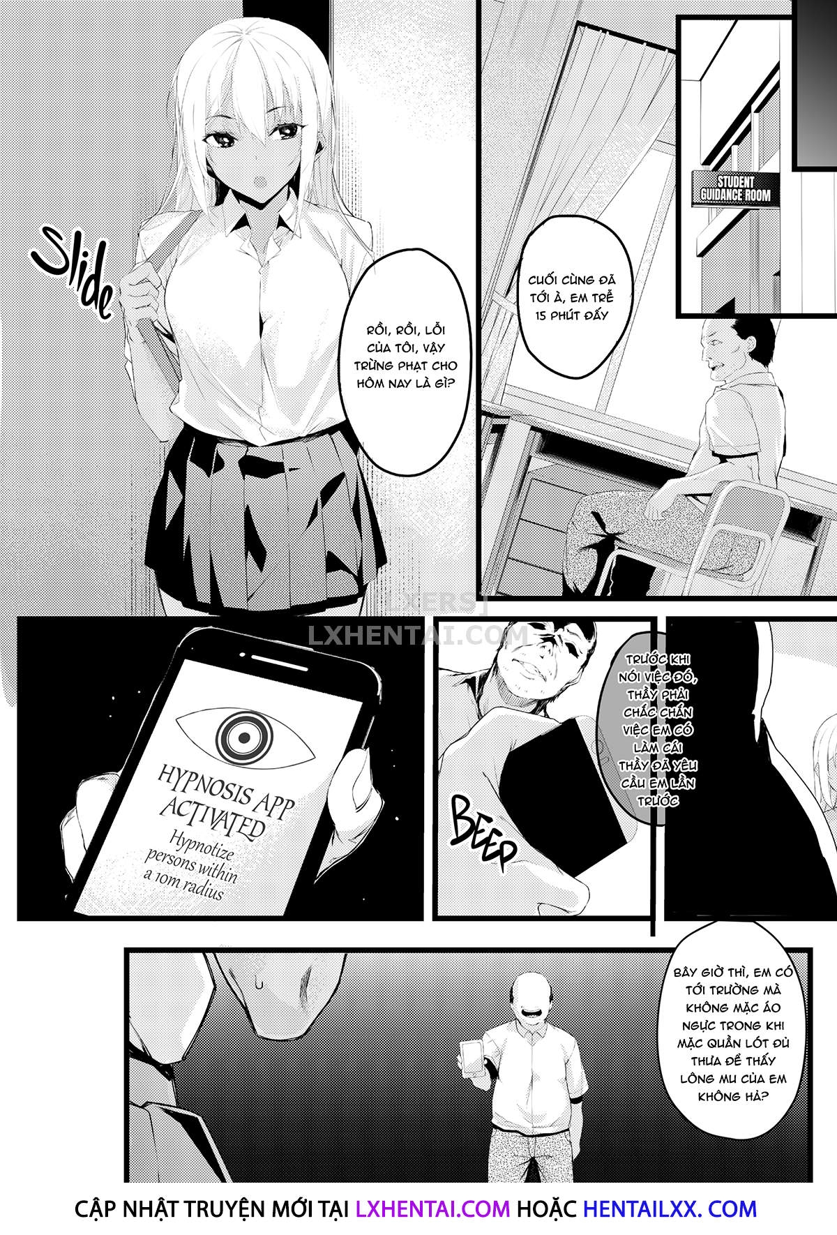 Đọc truyện hentai A Gyaru's Hypnosis Training From a Dirty Old Man - Oneshot