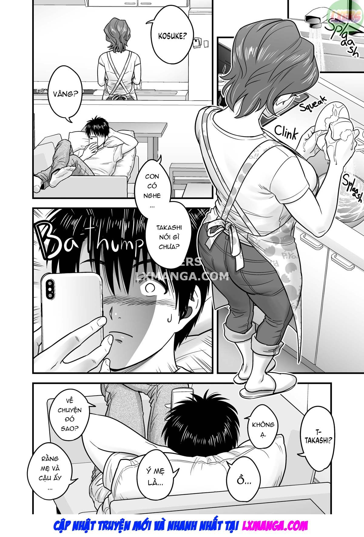 Đọc truyện hentai Vì mẹ tôi trở thành người yêu của bạn tôi - Chap 1