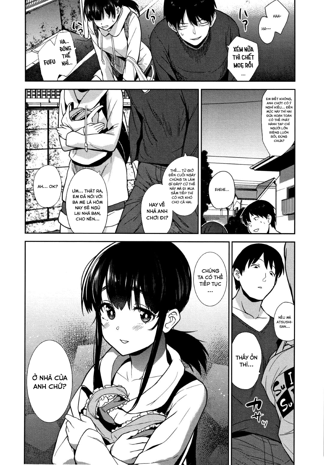 Đọc truyện hentai Tôi bắt được 1 cô gái dễ thương nhìn trộm cuốn sách tôi vứt đi - Chap 04: Buổi mua sắm