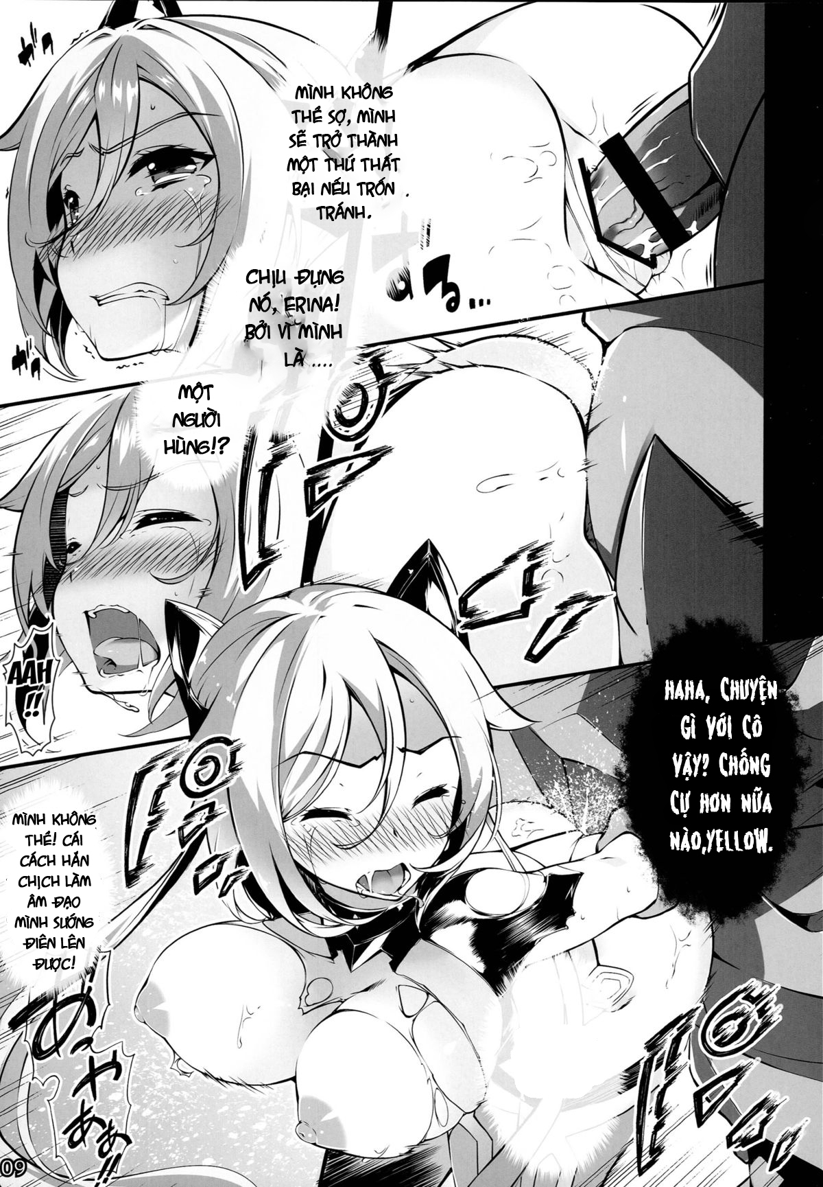 Đọc truyện hentai Watashi Hero ni Naremasen deshita - Oneshot