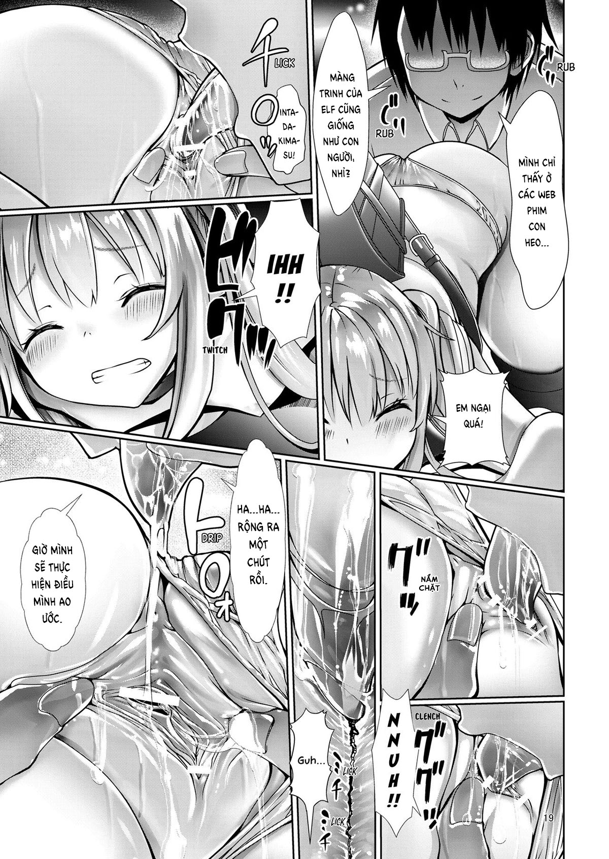 Đọc truyện hentai 5-nen 3-kumi no Isekai Ryuugakusei o Shidou suru Tsumori ga Choukyou shite shimatta - Oneshot