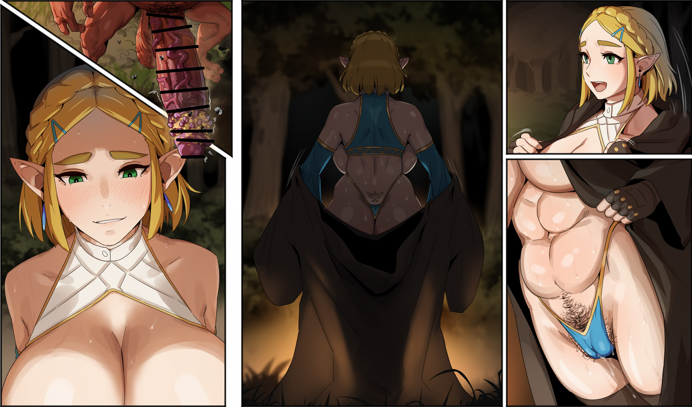 Đọc truyện hentai Zelda BOTW - Hyrule Ouke no Fukkou (The Legend of Zelda: Breath of the Wild) - Chap 01 (Ongoing)