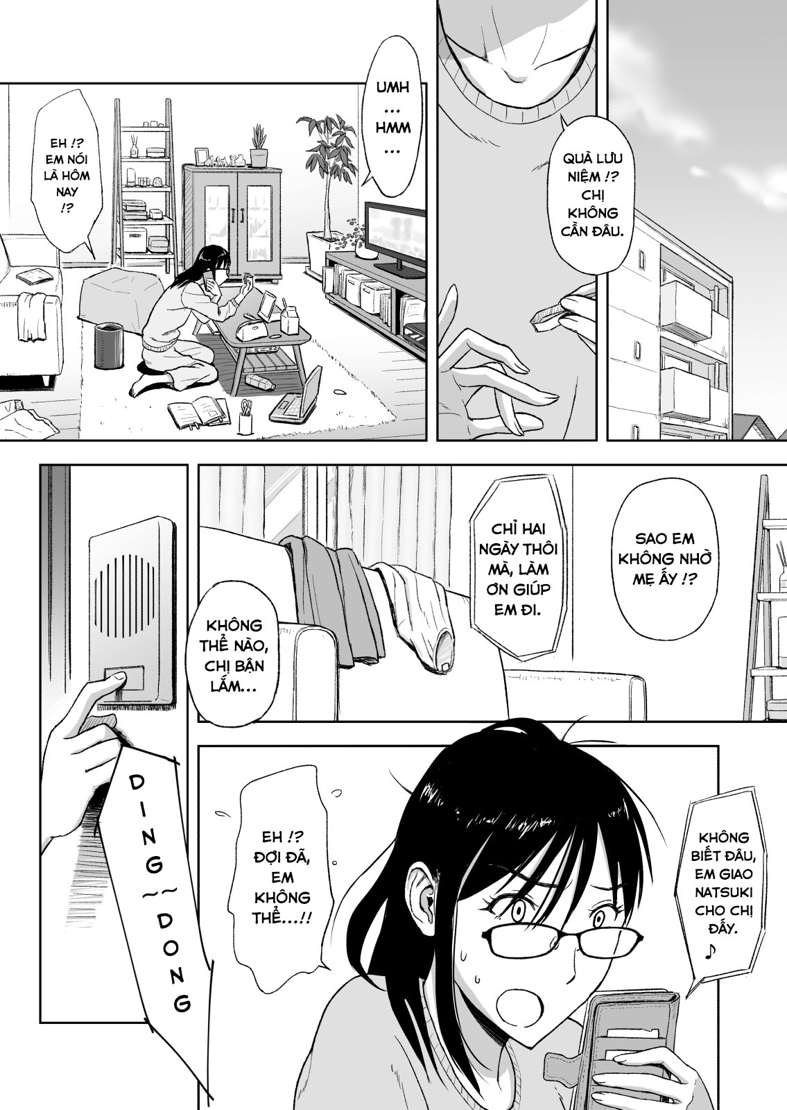 Đọc truyện hentai Konkatsu ni Hagemu Oba wa Oi ni Motomerarete Choppiri Ureshii. - Oneshot