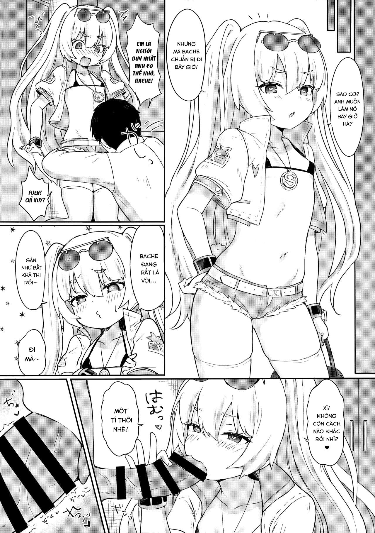 Đọc truyện hentai Leave Everything To Bache! (Azur Lane) - Oneshot