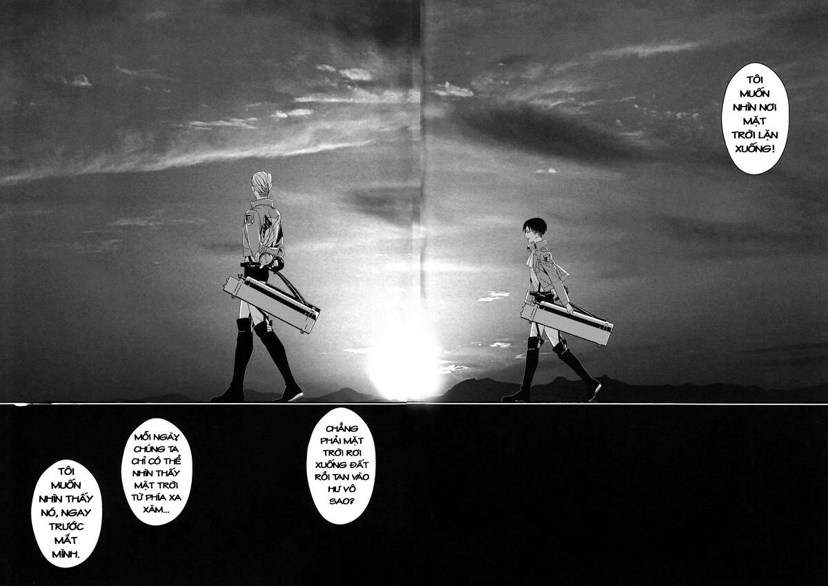 Đọc truyện hentai Icarus ga Nishi no Hate (Shingeki no Kyojin) - Oneshot