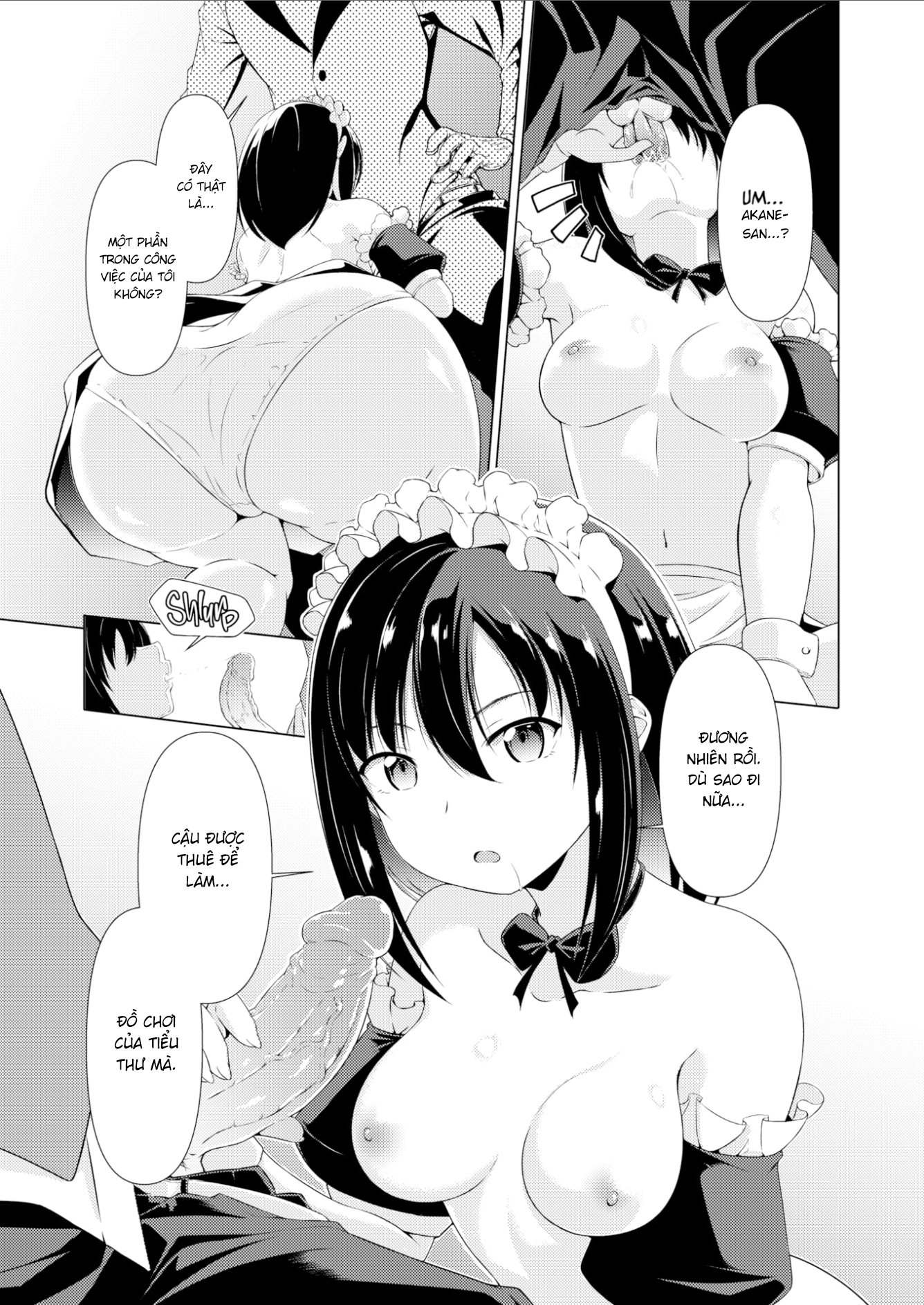 Đọc truyện hentai Khóa Huấn Luyện Của Nàng Hầu - Oneshot