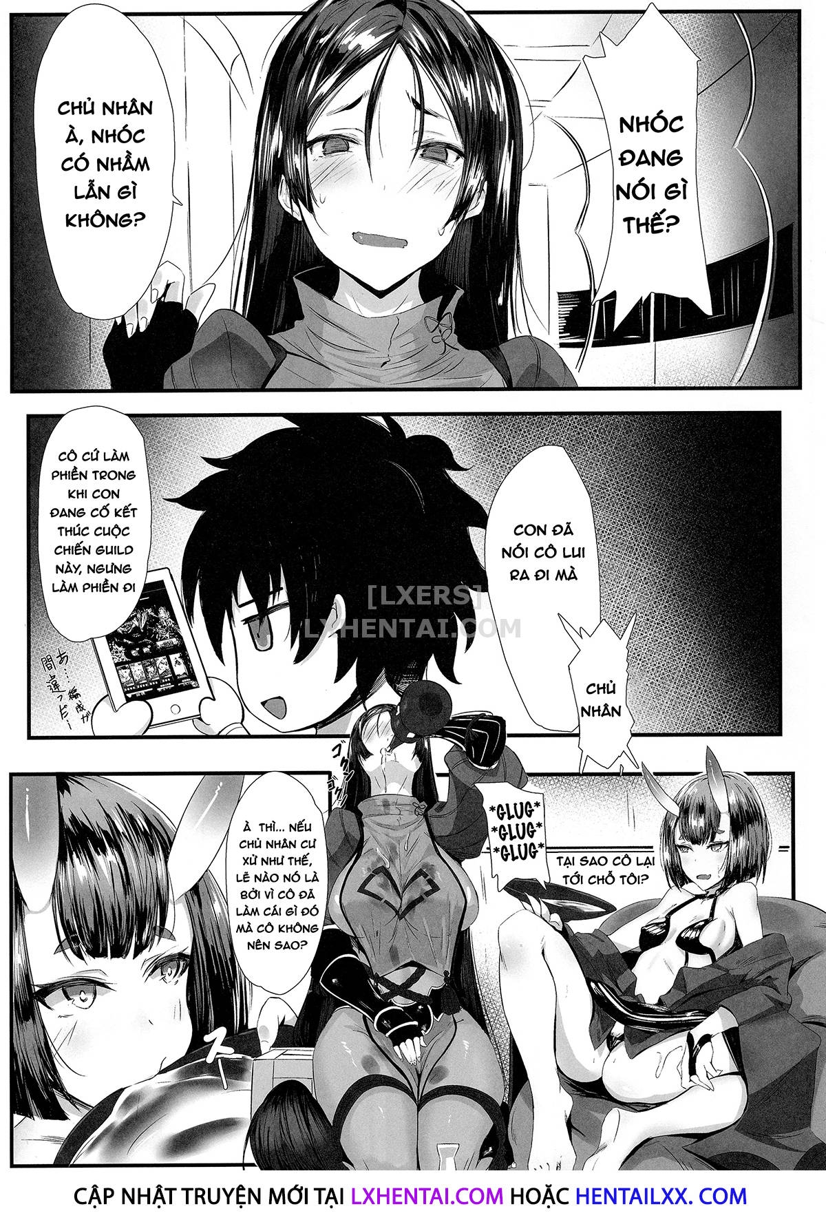 Đọc truyện hentai Yorimitu Mama Mania - Oneshot