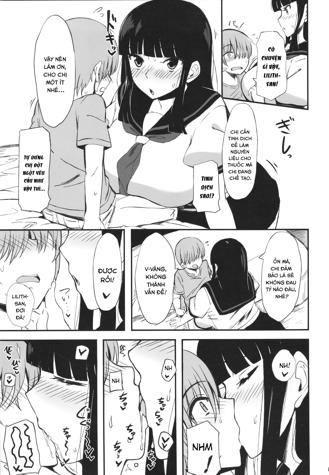 Đọc truyện hentai Kuro no Gishiki - Oneshot