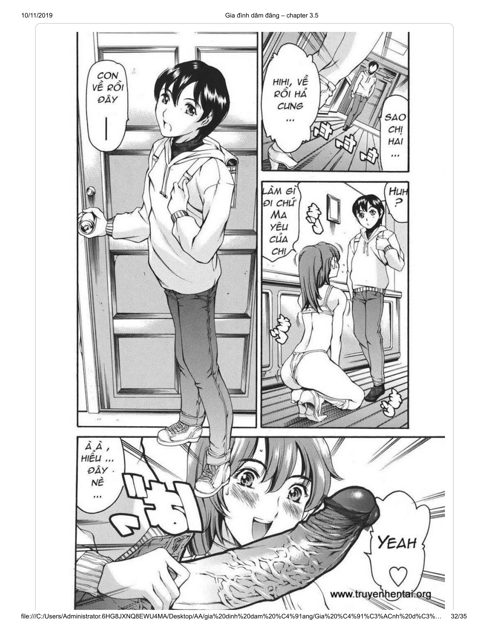 Đọc truyện hentai Katei no Jijou Chap 6