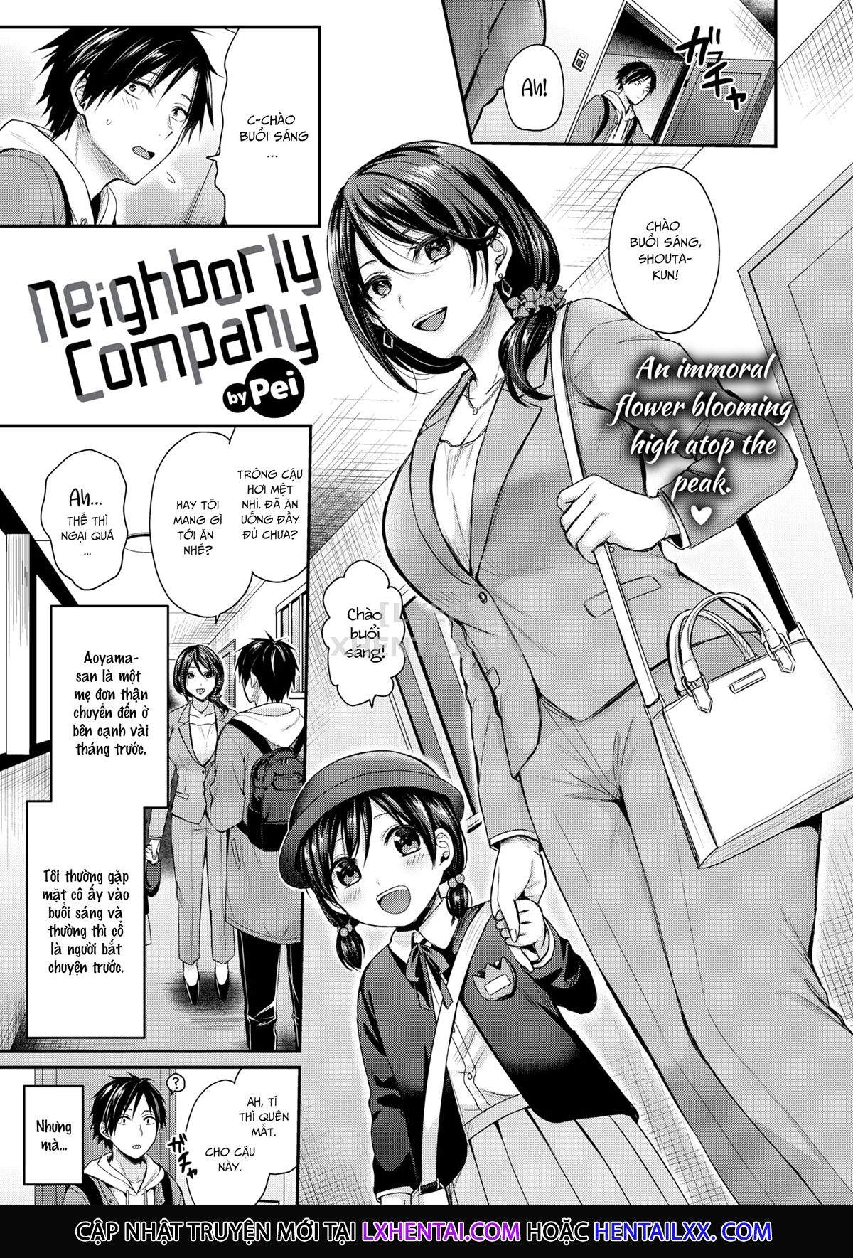 Đọc truyện hentai Neighborly Company - Oneshot