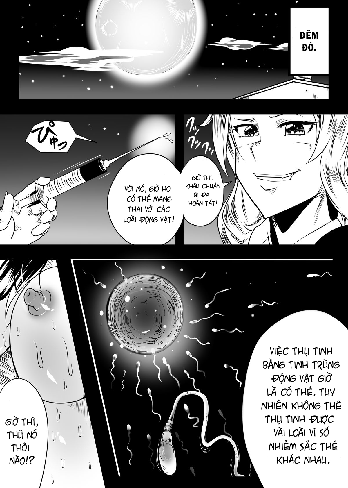 Đọc truyện hentai Touhou Chara ga Doubutsu to no Akachan o Umu tame ni Kouhai Saserareru Juukan Hon - Oneshot