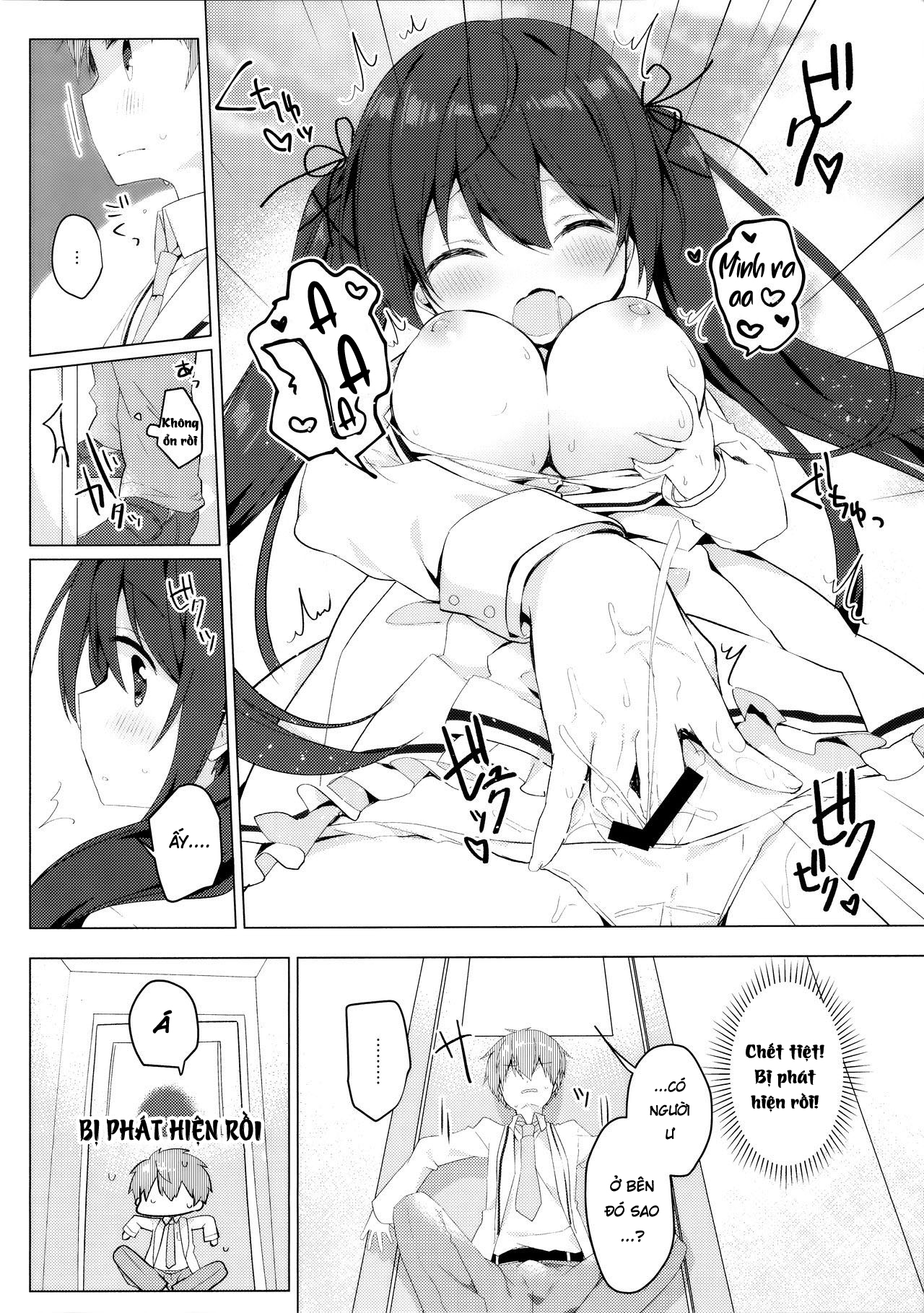 Đọc truyện hentai Hazukashii node Anata no Zecchou Misete Kudasai! - Oneshot