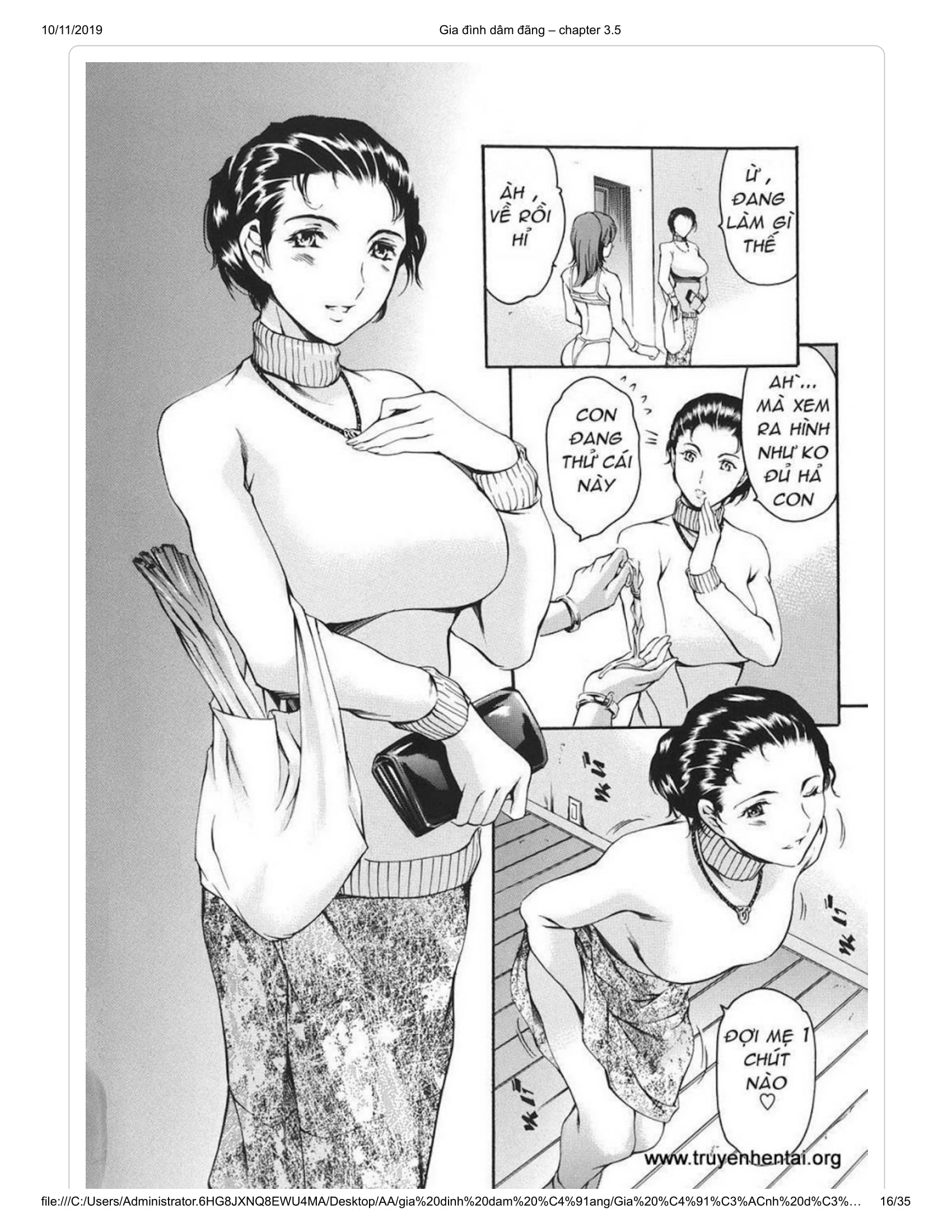 Đọc truyện hentai Katei no Jijou Chap 6