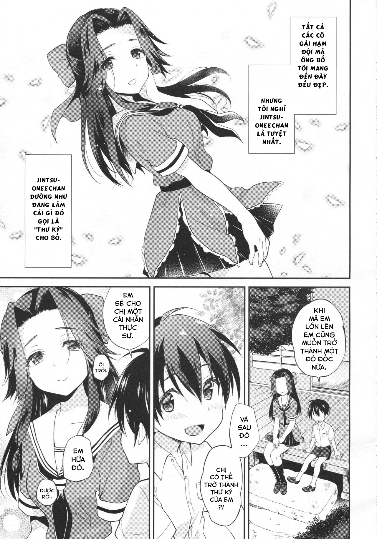 Đọc truyện hentai Tạm biệt Jintsu Oneechan - Oneshot