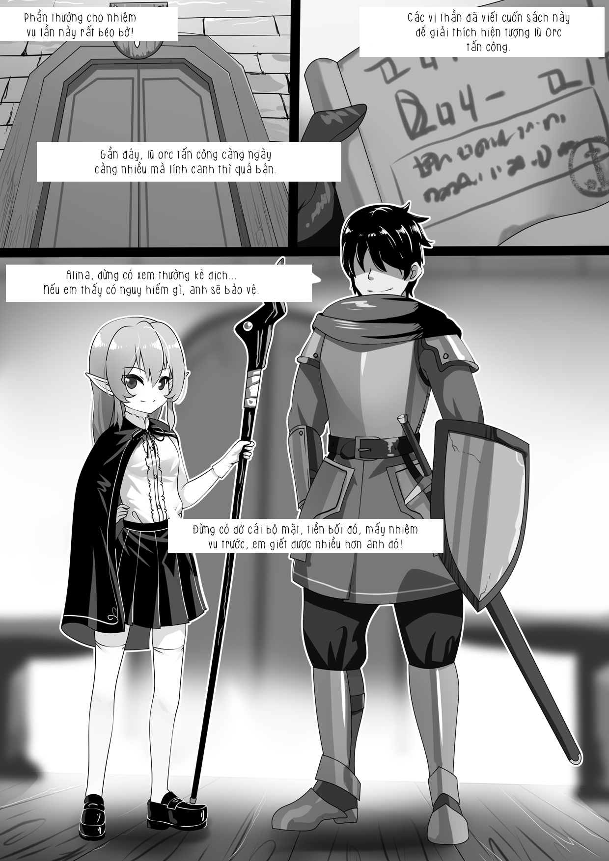 Đọc truyện hentai Lũ Orc Đột Kích - Chap 2
