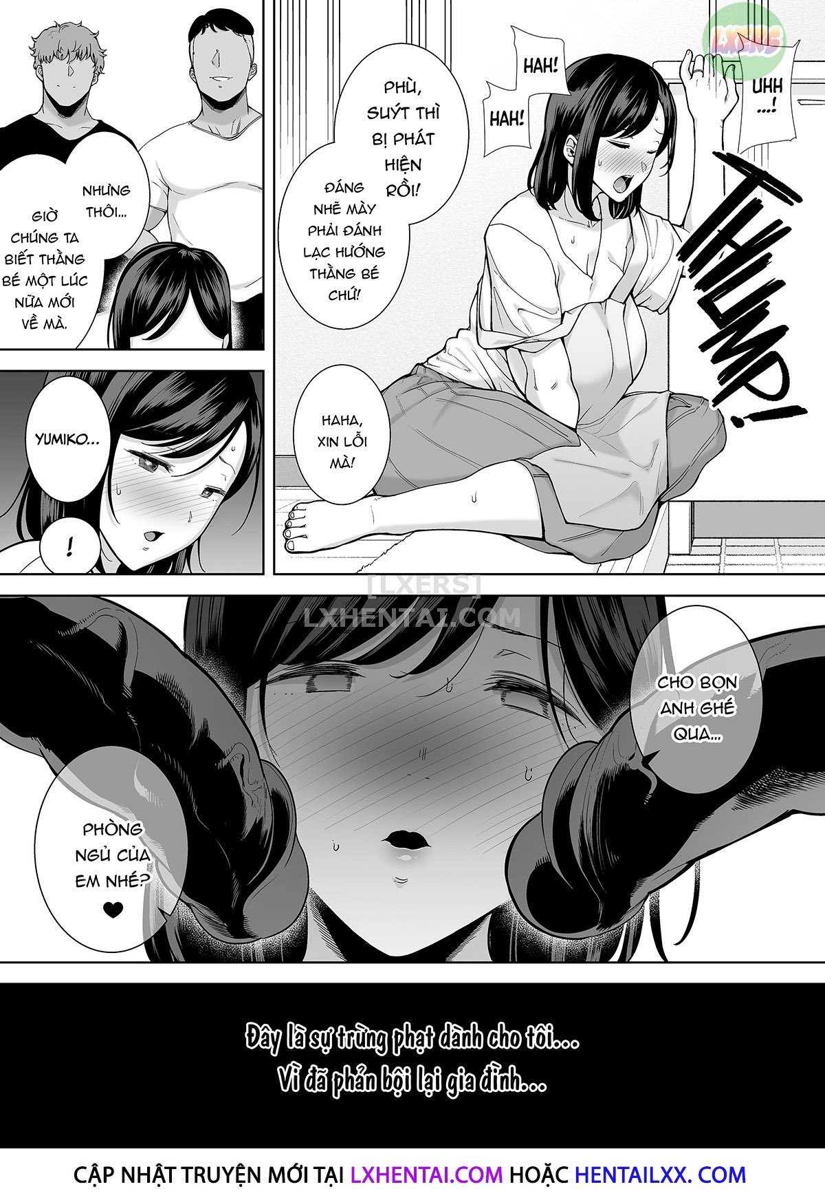Đọc truyện hentai Natsuzuma ~Natsu, Ryokan, Nanpa Otoko-Tachi Ni Ochita Tsuma~ Chap 4 Không che