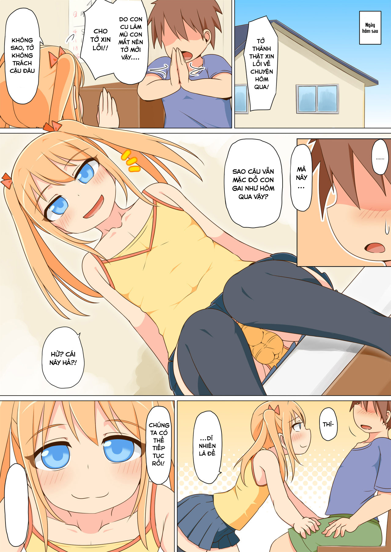 Đọc truyện hentai Josou shita Tomodachi o Goukan shitara Ore Senyou no Onapet ni Natta w - Oneshot