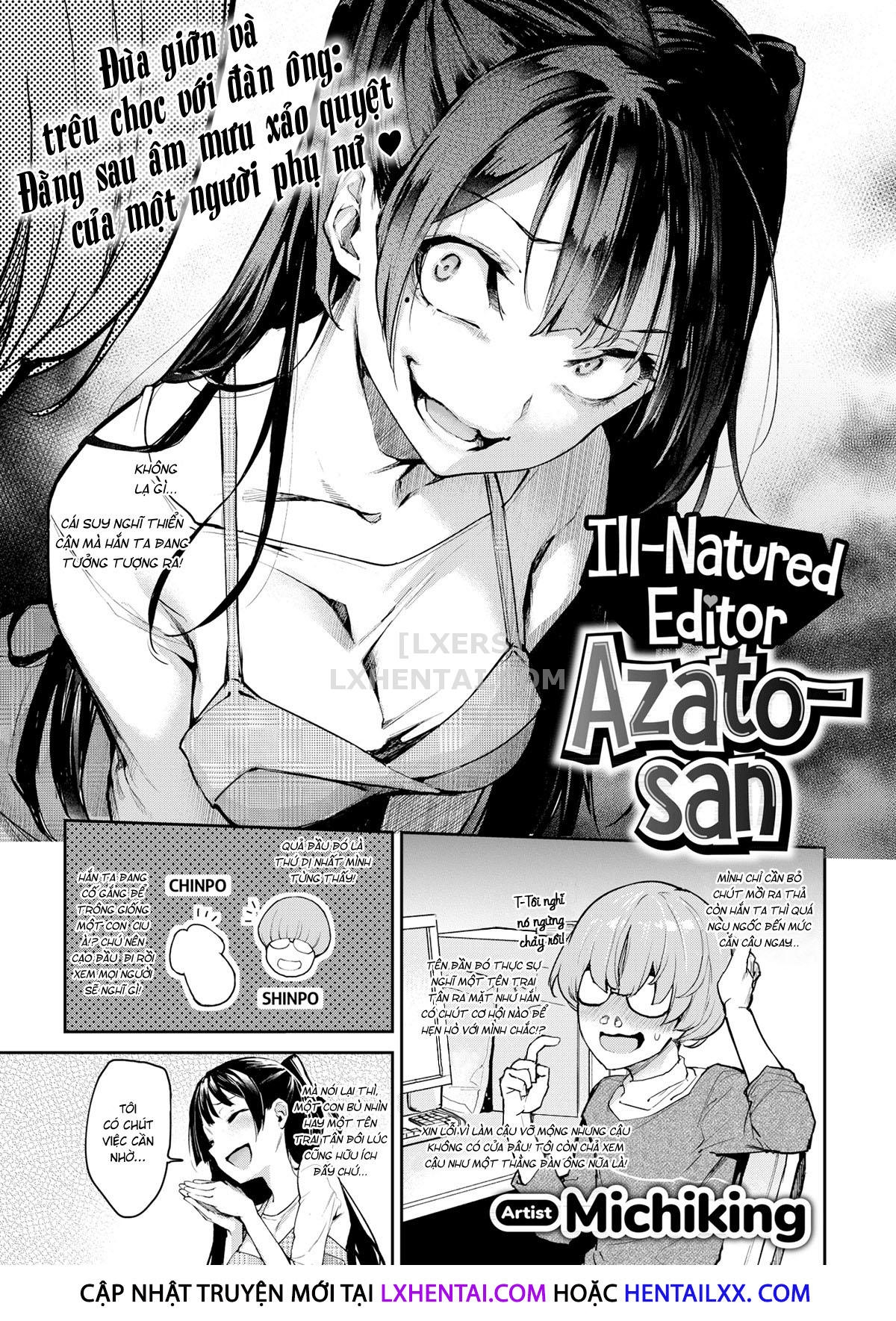 Đọc truyện hentai Azato Making Plus - Chap 6 - Ill-Natured Editor Azato-san