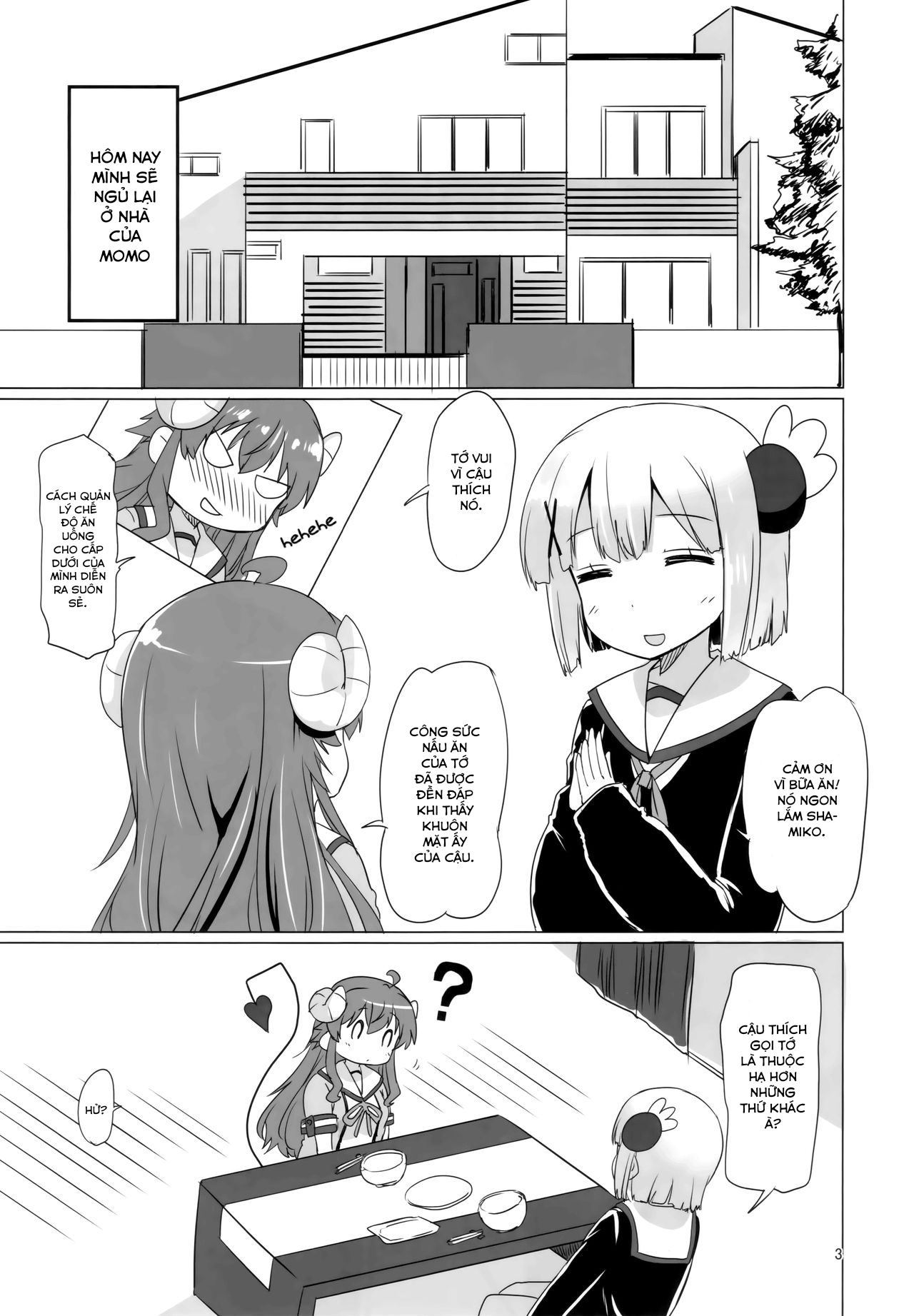 Đọc truyện hentai Người vợ quỷ đảm đang (Machikado Mazoku) - Oneshot