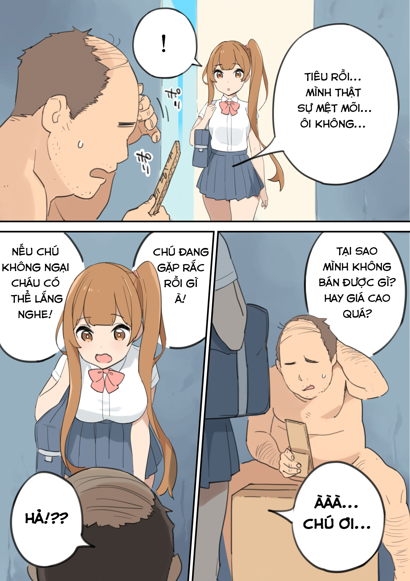 Đọc truyện hentai Chinpo Uri no Ossan - Chap 1.1