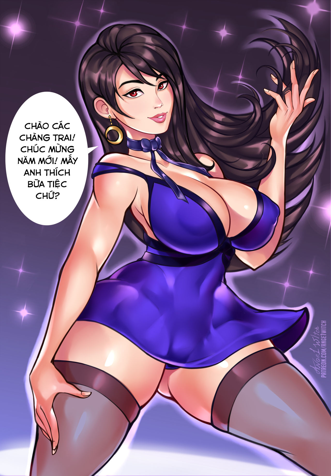 Đọc truyện hentai Tifa - New Years Party - Oneshot