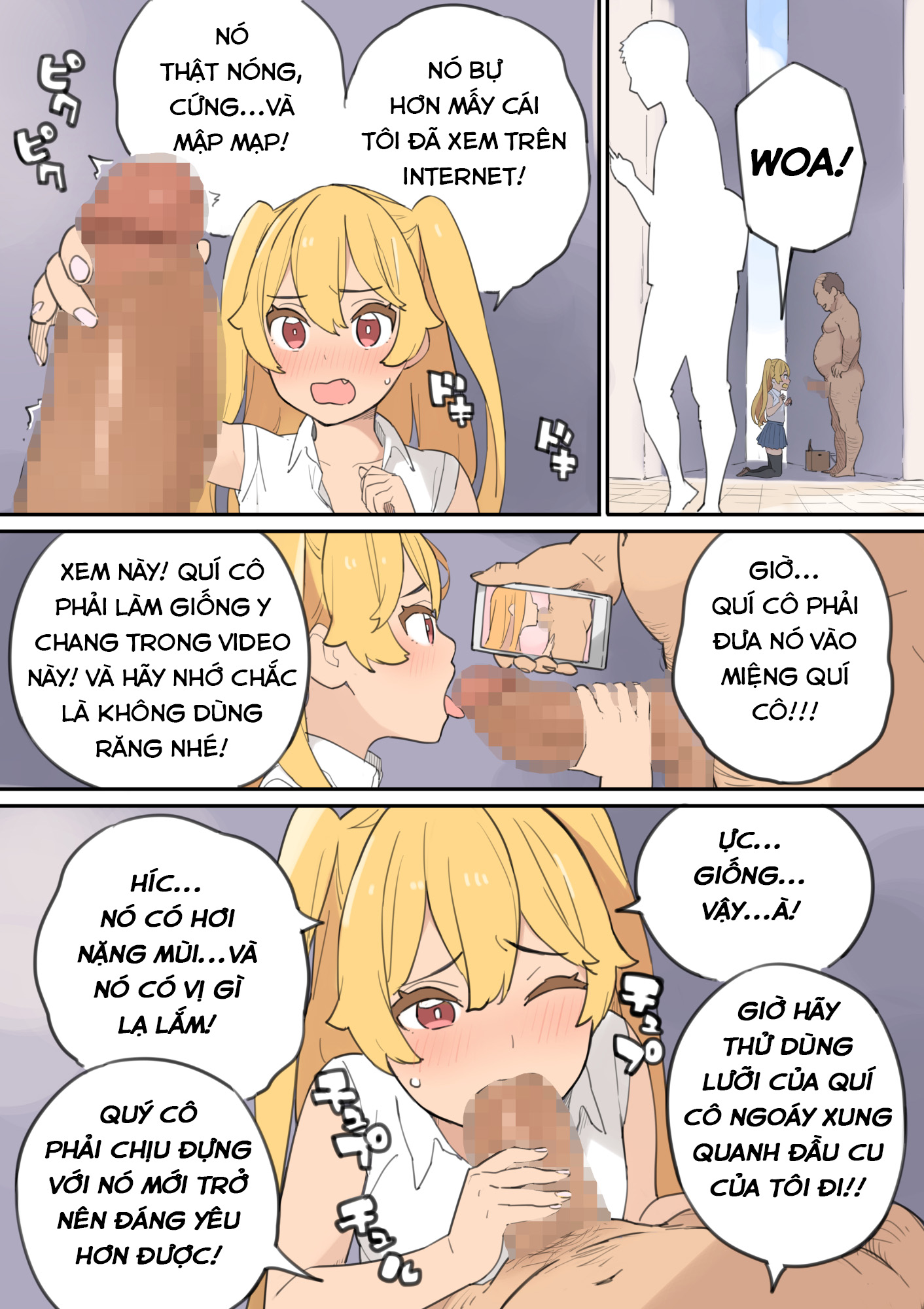 Đọc truyện hentai Chinpo Uri no Ossan - Chap 1.2