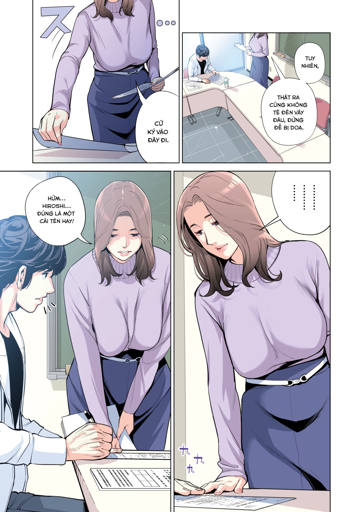 Đọc truyện hentai Những cô trợ lý đã có chồng - Chap 1 full màu
