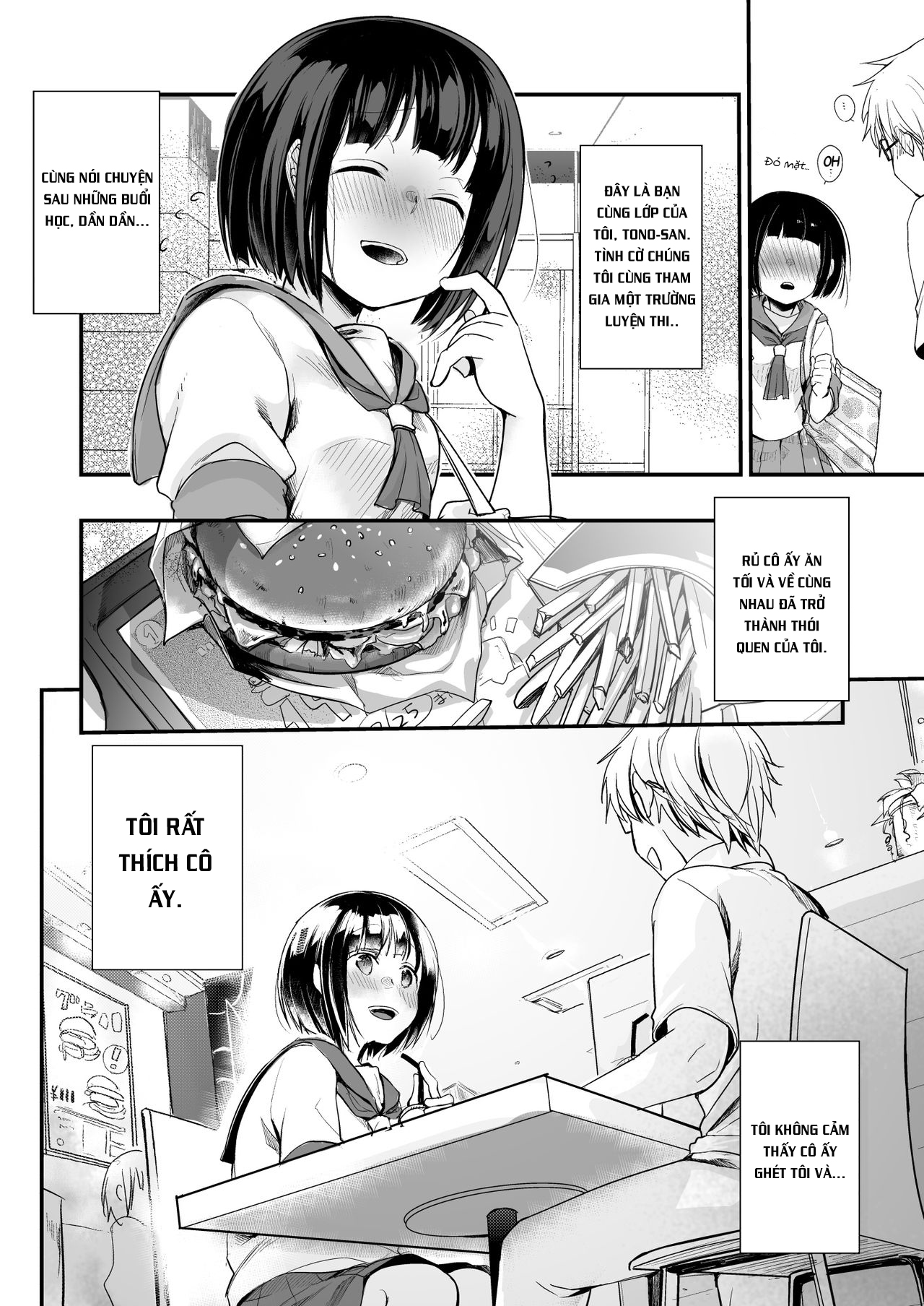 Đọc truyện hentai Một cô gái cảm thấy tốt khi đi học cùng một trường luyện thi - Chap 1