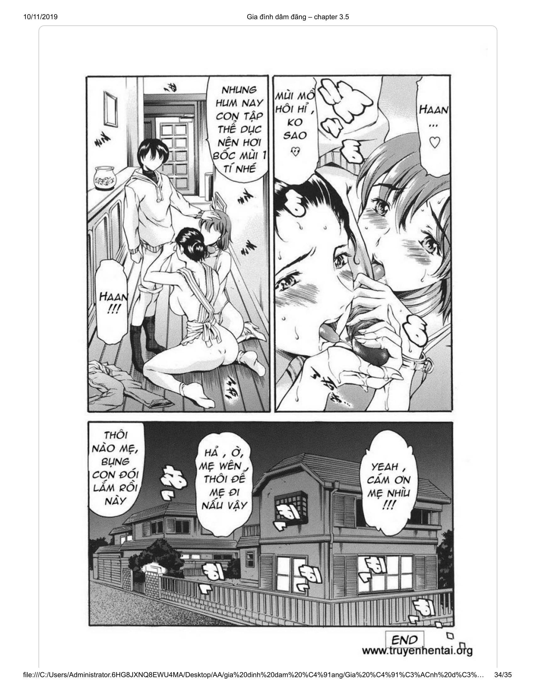 Đọc truyện hentai Katei no Jijou Chap 6