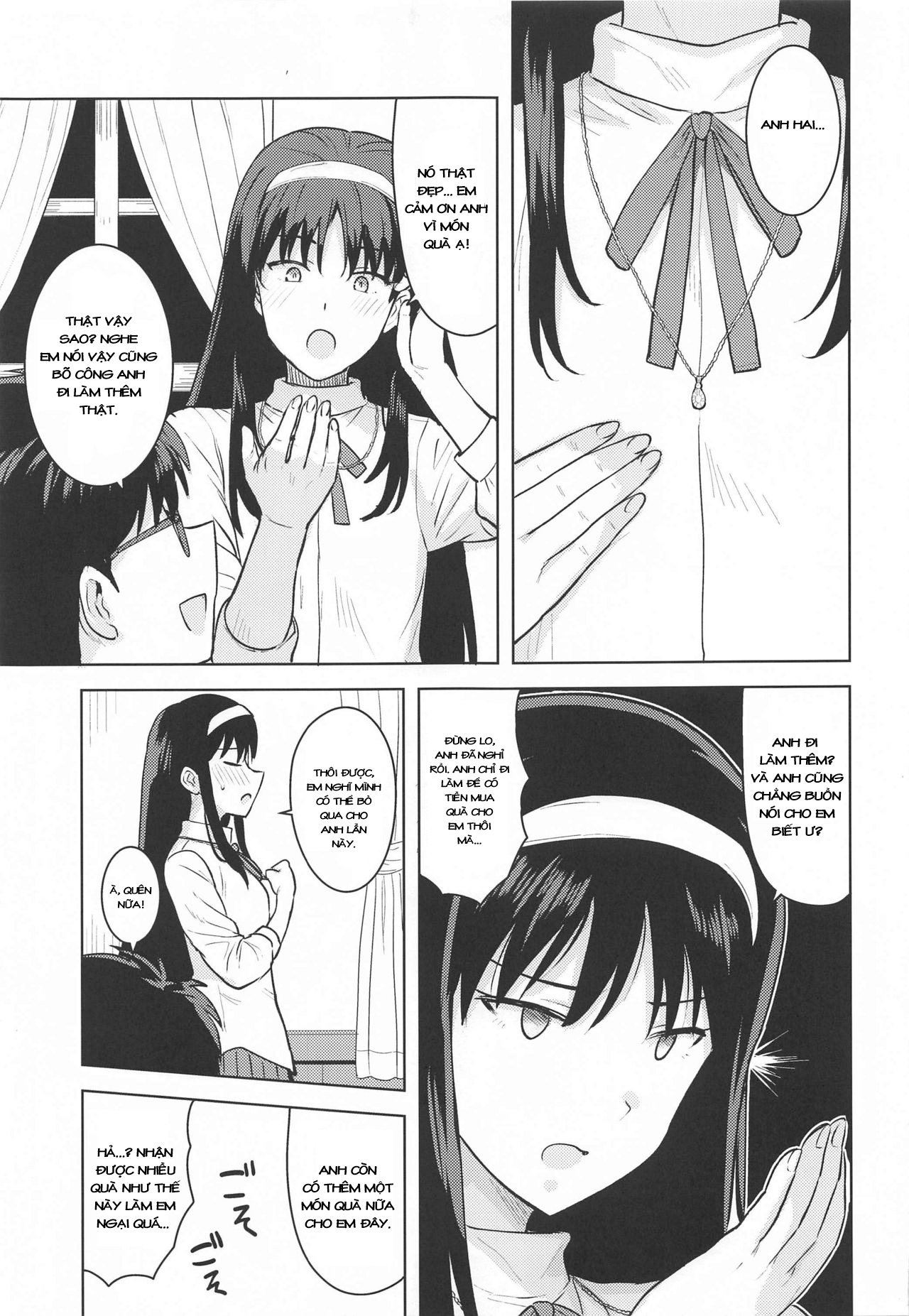 Đọc truyện hentai Quà của Akiha - Oneshot