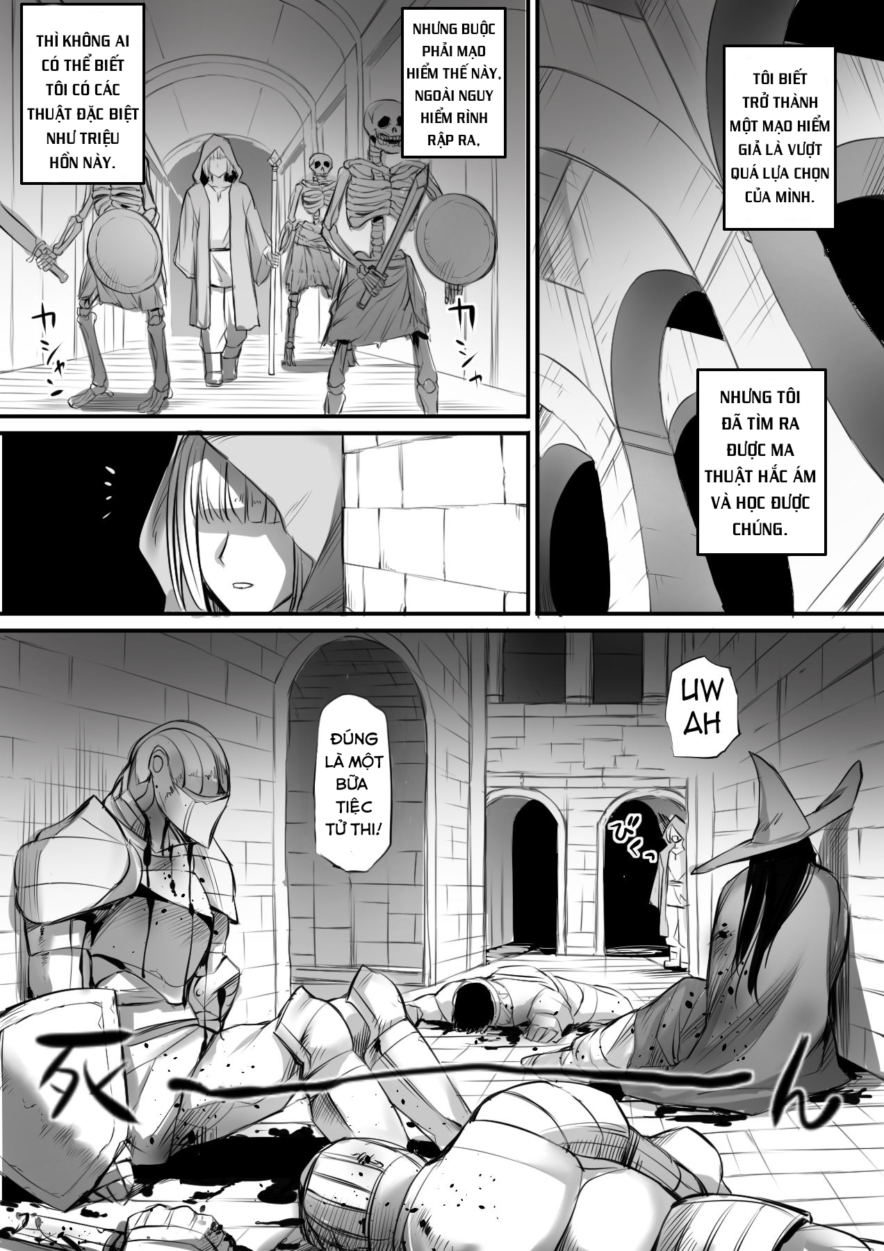 Đọc truyện hentai Câu chuyện tôi tìm thấy xác của một nữ võ sư và biến cô ấy thành Jiangshi - Oneshot - Có che