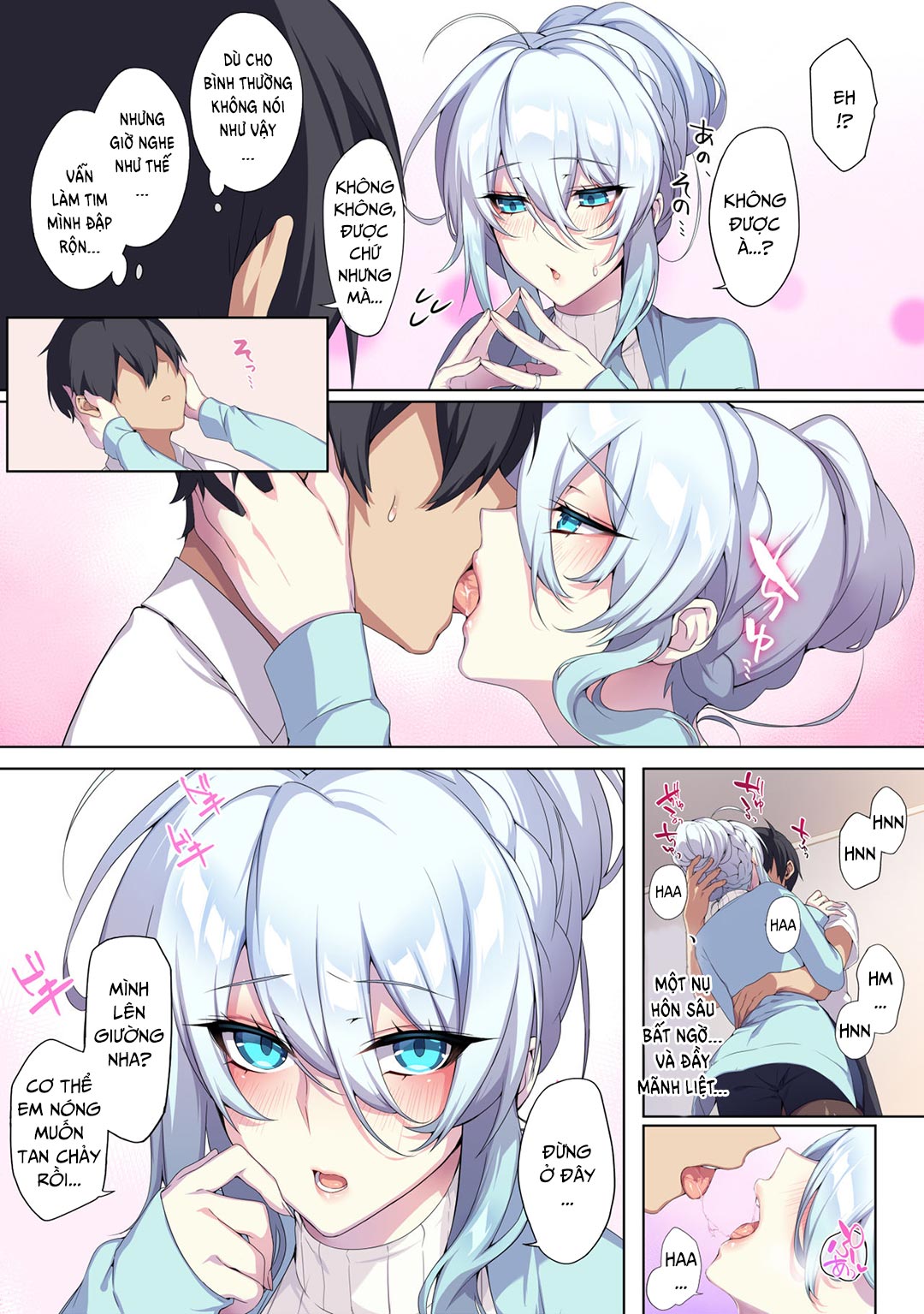 Đọc truyện hentai Hitozukiai Ga Nigate Na Miboujin No Yukionna-San To Noroi No Yubiwa - Chap 2 - Có che | [END]