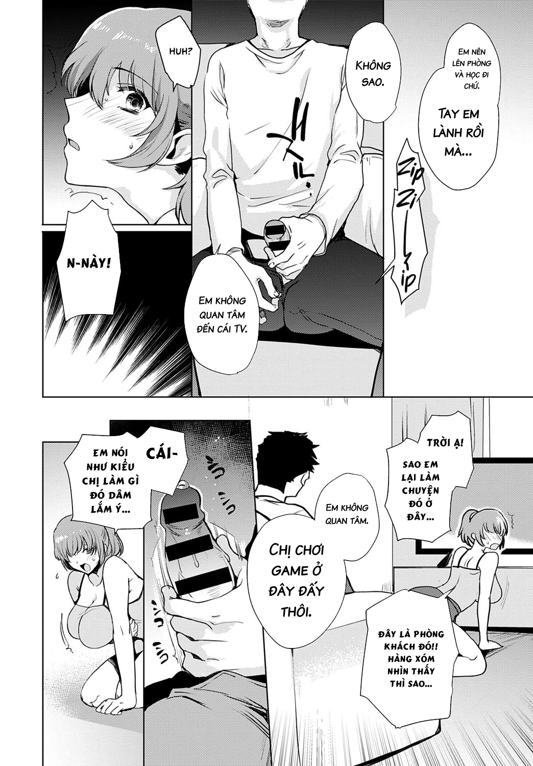 Đọc truyện hentai Bài tập gây nghiện với bà chị - Oneshot