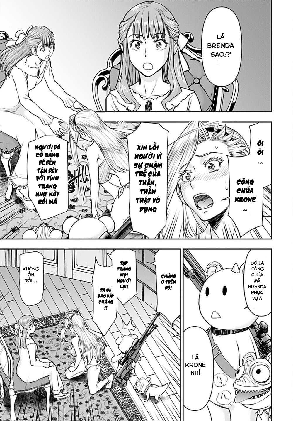 Đọc truyện hentai Xạ thủ mềm mại của Nữ chiến binh Chap 17
