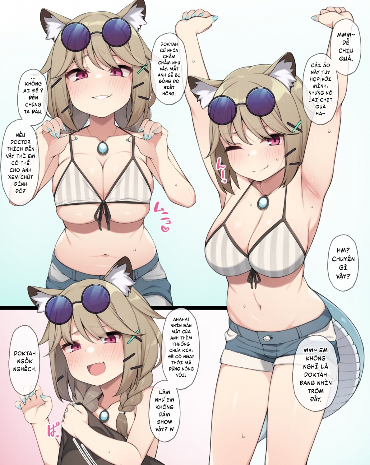 Đọc truyện hentai Junaiha ni Yoru Utage-chan Mousou E - Oneshot