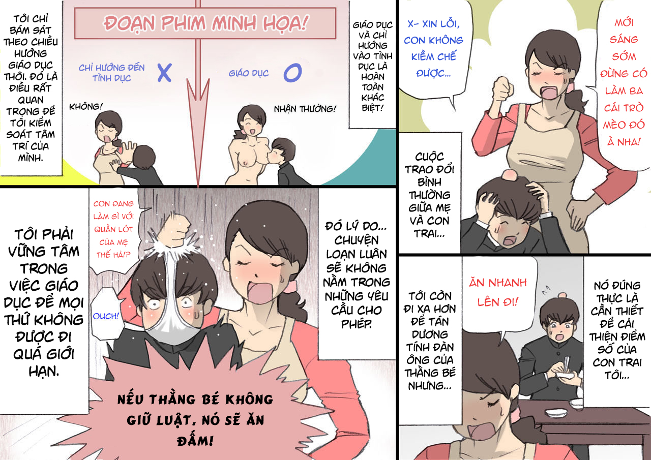 Đọc truyện hentai Okaa-san wa Homete Nobasu Kyouiku Houshin - Chap 1.1