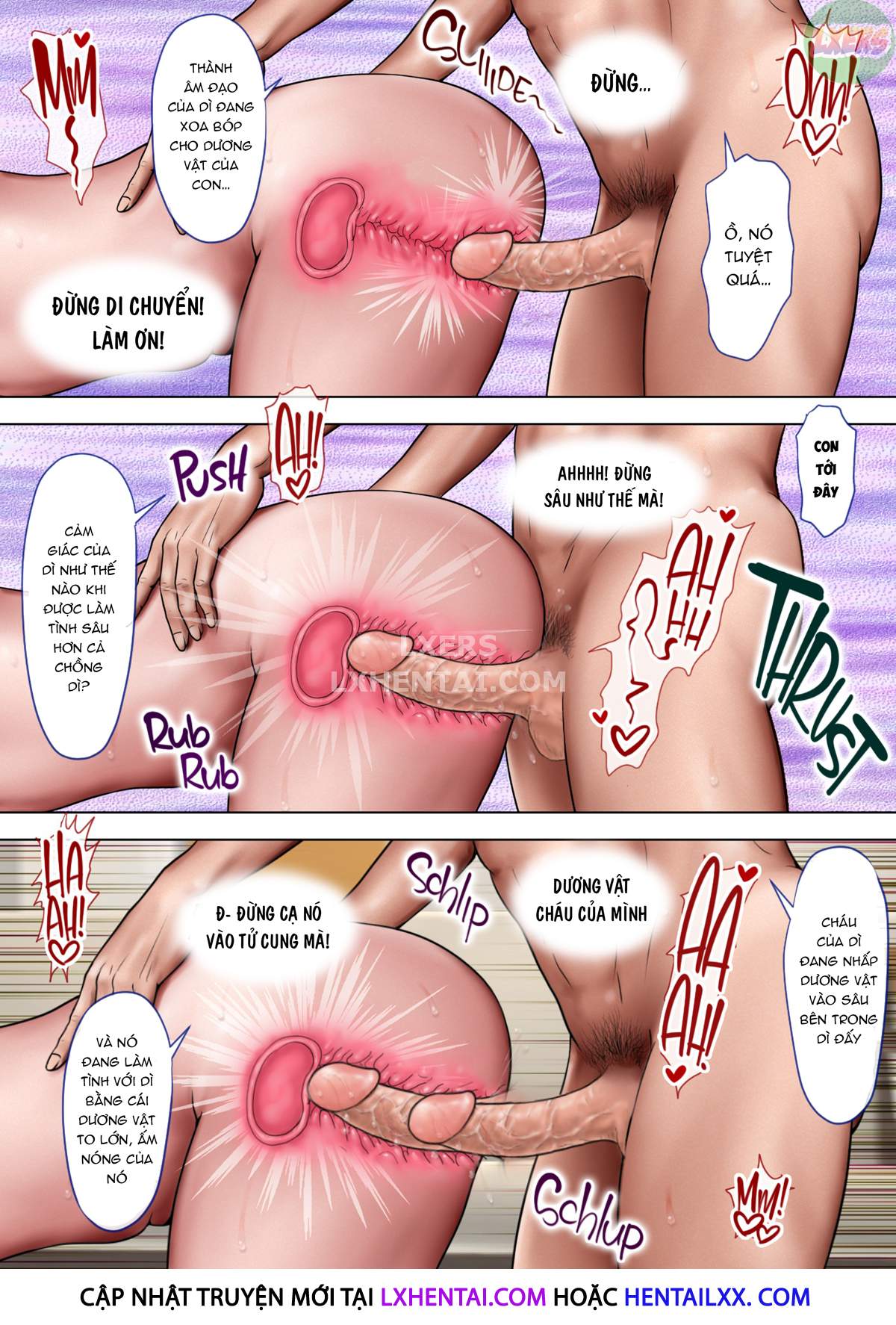 Đọc truyện hentai Thông gian với người dì quyến rũ của tôi - Chap 2 - Không che
