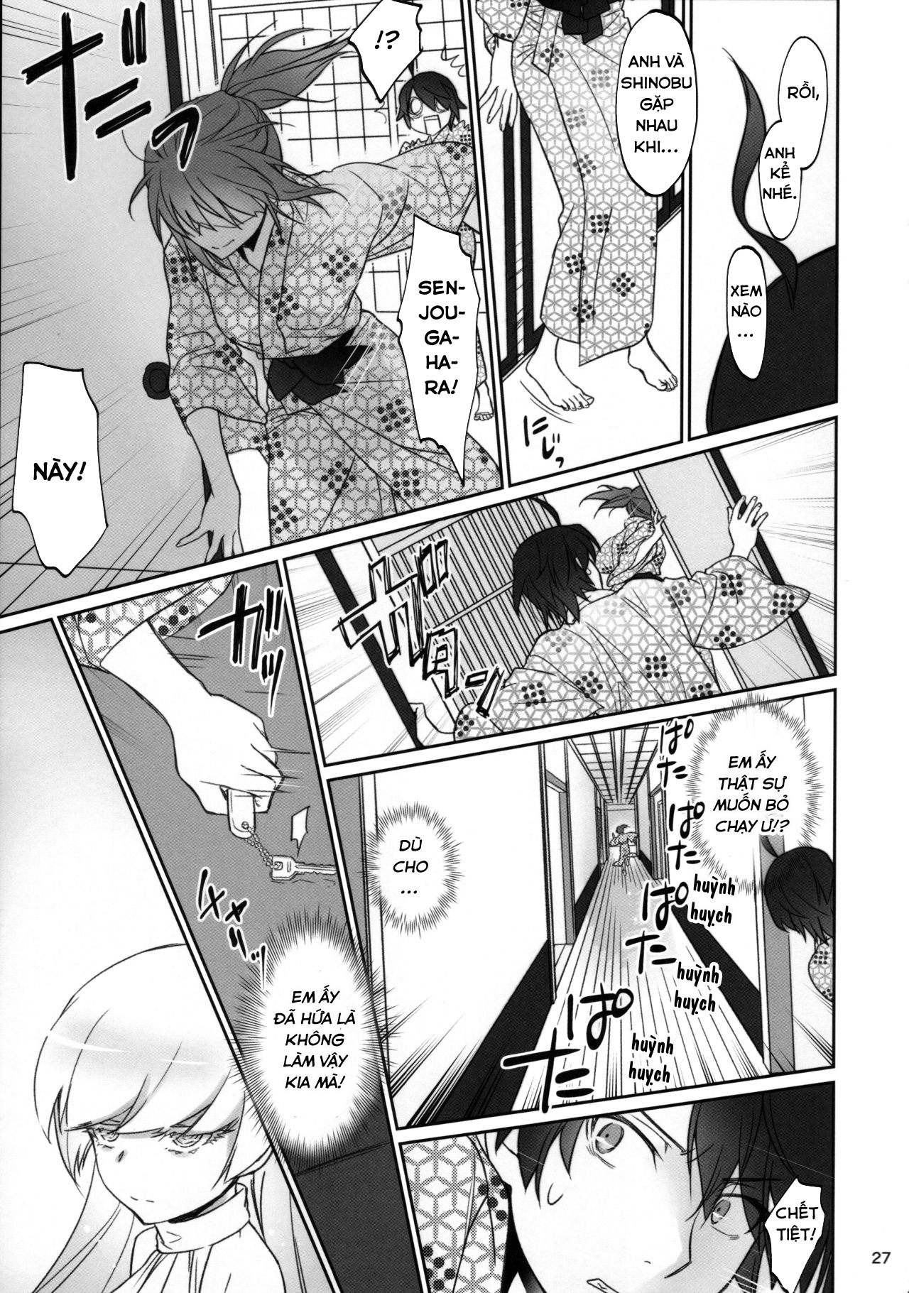 Đọc truyện hentai Hitagi family (Bakemonogatari) - Chap 3.2