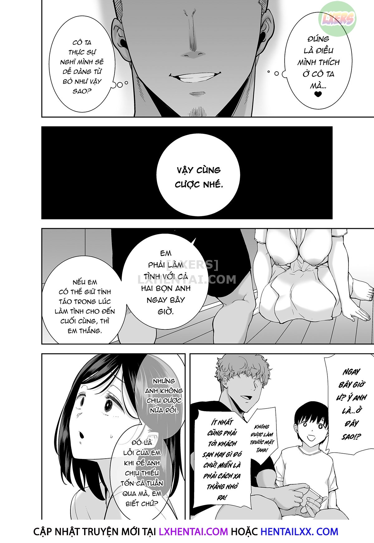 Đọc truyện hentai Natsuzuma ~Natsu, Ryokan, Nanpa Otoko-Tachi Ni Ochita Tsuma~ Chap 4 Không che