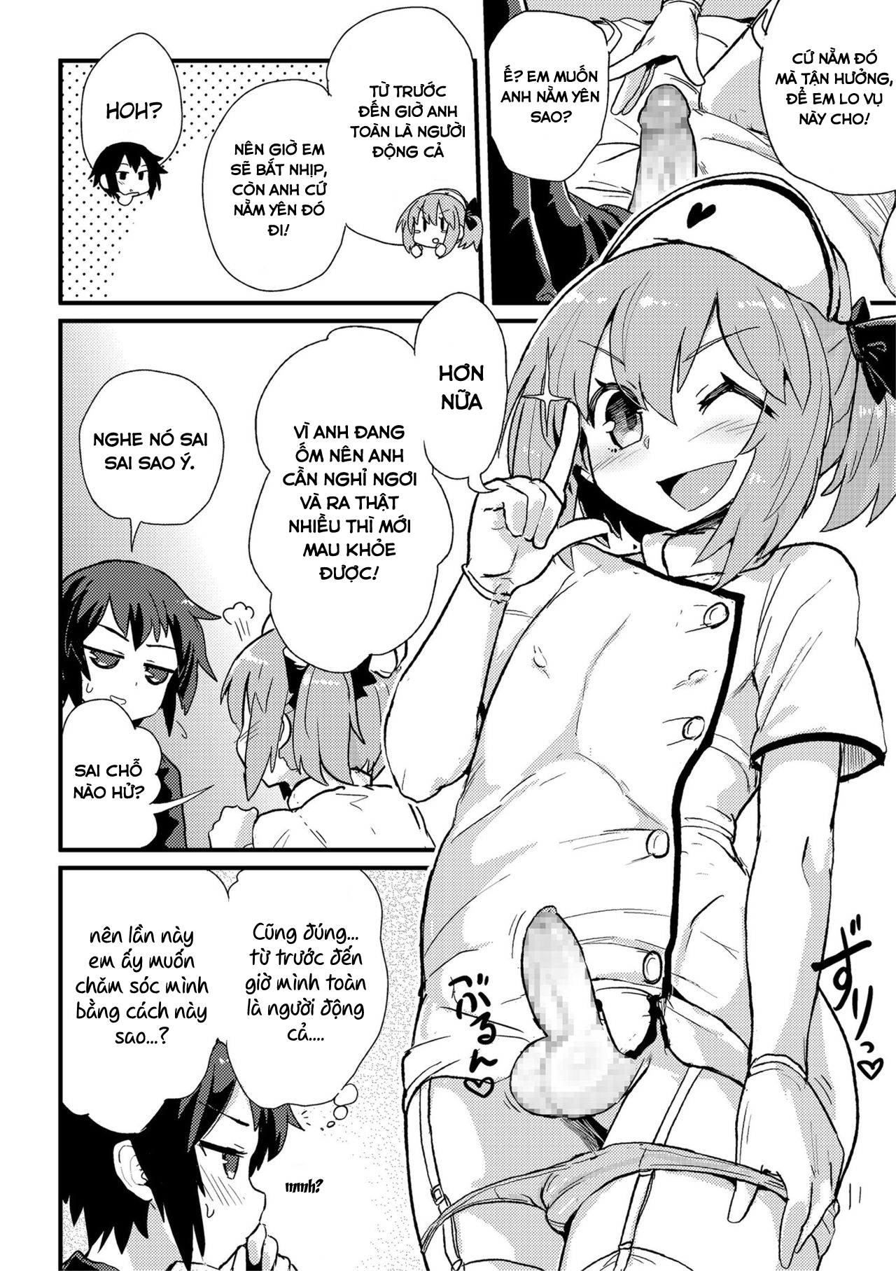 Đọc truyện hentai Boku wa Kenketsu Nurse - Oneshot