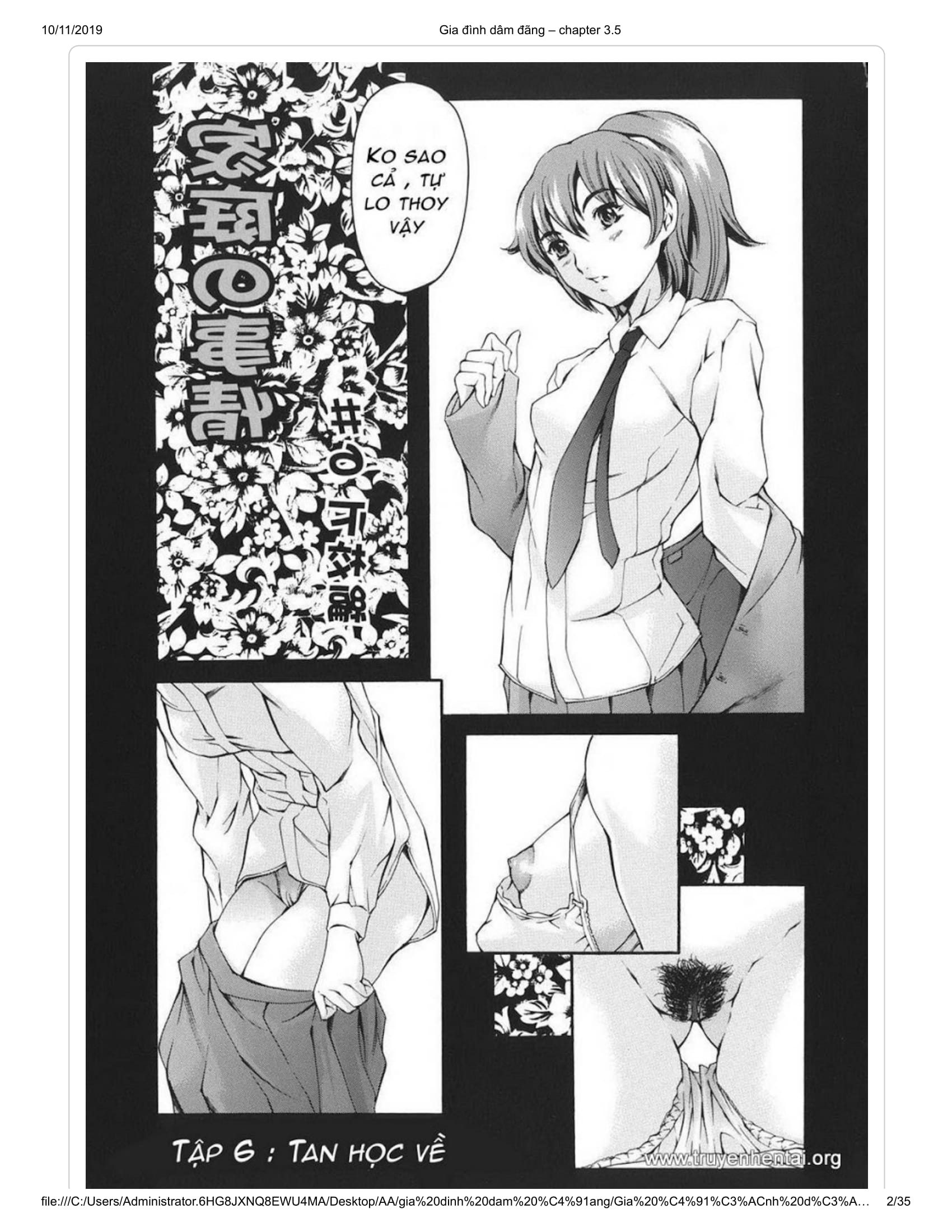 Đọc truyện hentai Katei no Jijou Chap 6